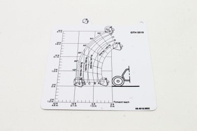 Genie Part # 09.4618.0802GT – Load Chart Scrap Grapple Bucket