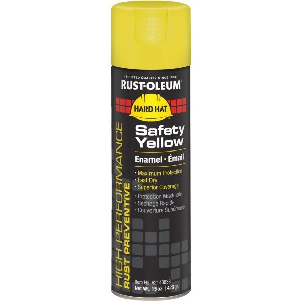 Rust-Oleum High 15 Oz Performance Enamel Gloss Spray Paint - Safety Yellow