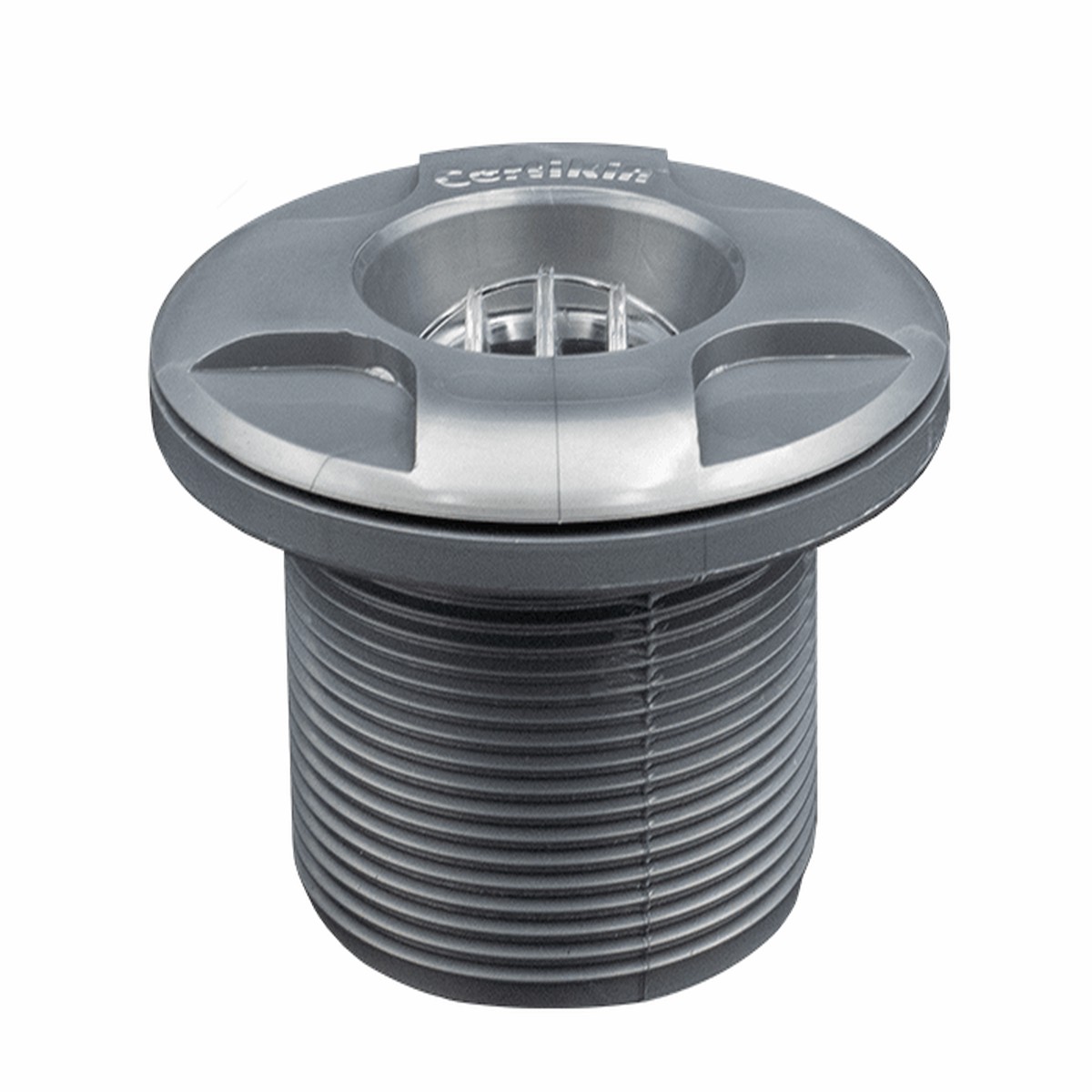 1.5" Eyeball inlet - grey metallic. HD53C+G