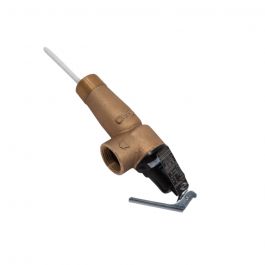 Lochinvar& A.O. Smith 100110880 1" Temperature and Pressure Relief Valve 150 PSI 210°F 3" Extension