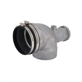 Lochinvar & A.O. Smith 100187863 4" Aluminum Exhaust/Condensate Elbow