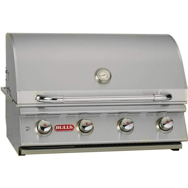 Bull Grill Bbq 30 Lonestar 4-Burner Natural Gas Grill Head With Light