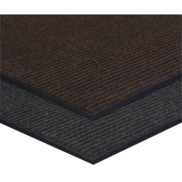 Apache Mills 4 X 6' Indoor Floor Mat Black Apache Ribbed