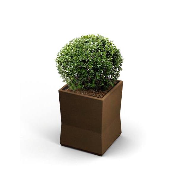 Commercial Zone Products Modtec Series Small Planter, 15 X 15 X 20, Old Bronze