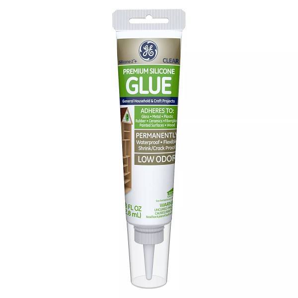 GE 2.8 Oz Silicone 2 Household Glue And Sealant - Clear