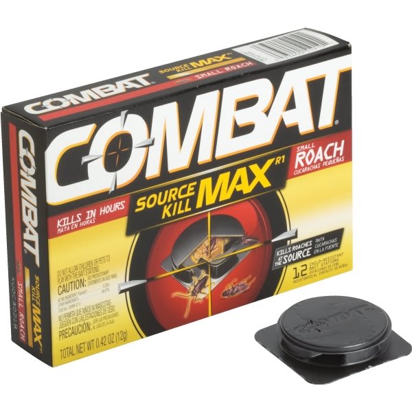 Combat Max Quick Small Roach Kill Small Bait Station (12-Pack)