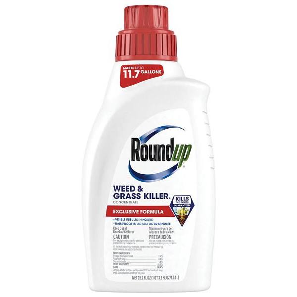 Round Up Weed And Grass Killer, Concentrate 35.2 Fl. Oz.