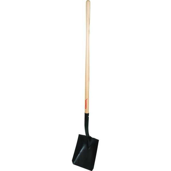Corona 48" Square Point Hollow-Back Shovel, Ash Wood Handle