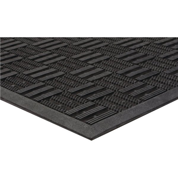 Apache Mills 36 X 59" Outdoor Floor Mat Black Apache Aqua Flow