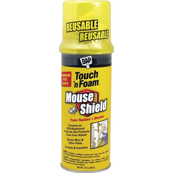 DAP 12 Oz Touch 'N Foam Mouse Shield Foam Sealant + Blocker