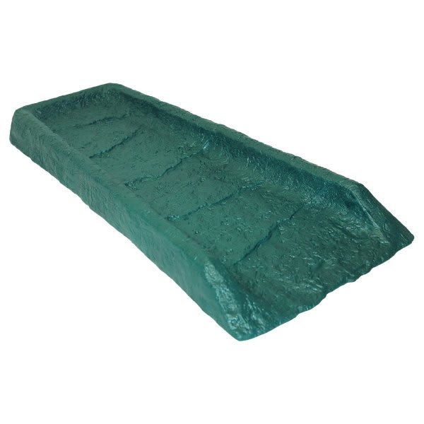 Emsco Rain Gutter Natural Splash Block - Hunter Green