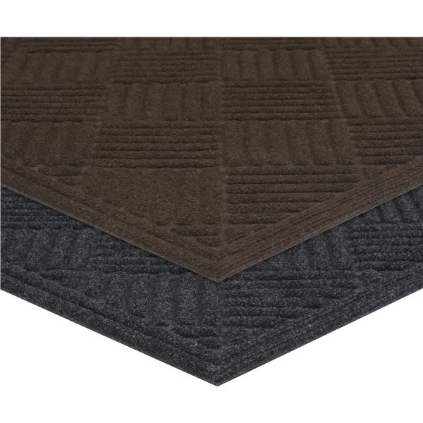 Apache Mills 2 X 3' Indoor Floor Mat Onyx Apache Crosshatch