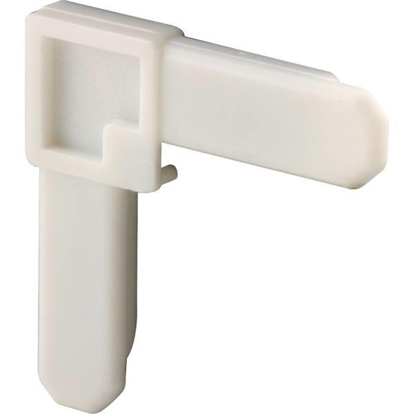 Make 2 Fit 7/16 In X 3/4 In Wte Plastic Screen Frame Corner, Package Of 100
