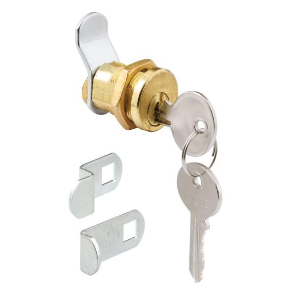 3 Cam 5-Pin Mailbox Lk, Brass