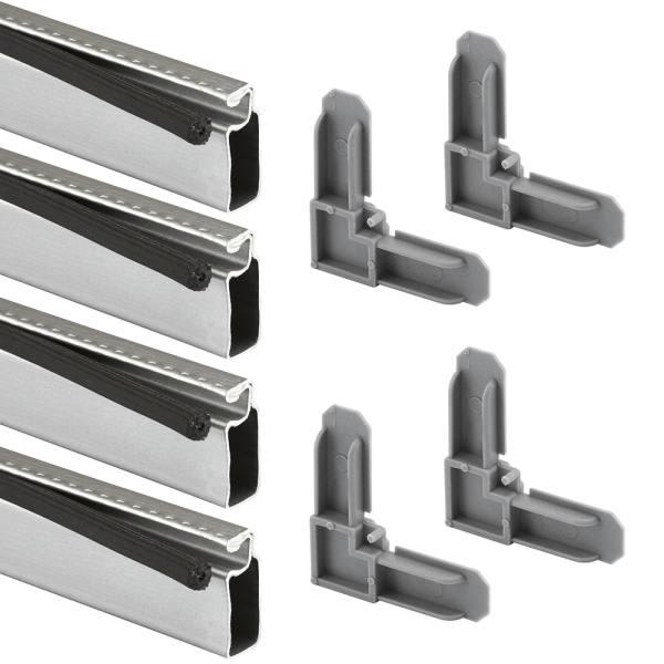 Make 2 Fit Screen Frame Kit, 5/16in X 3/4in, 36in X 36in, Gray 1 Kit