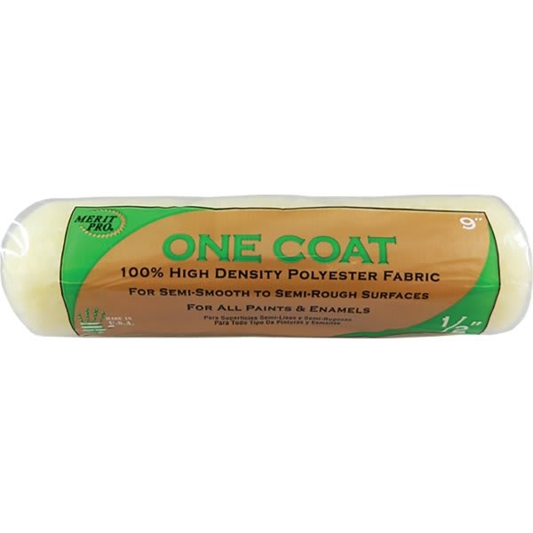 Merit Pro 00101 9" One Coat 1/2" Nap Roller Cover, Case Of 12
