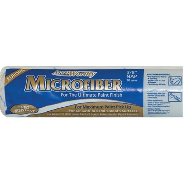 Arroworthy 9mfr3 9" Microfiber 3/8" Nap Roller Cover, Case Of 25