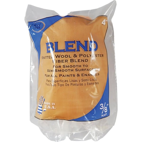 Merit Pro 00107 4" Blend 3/8" Nap Roller Cover, Case Of 12