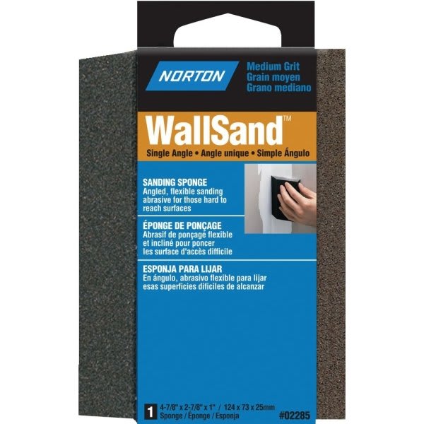 Norton 5 X 3" Angled Medium Grit Drywall Hand Sanding Sponge