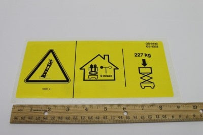 Genie Part # 133242GT – Label, Maxcap, 2632/3232