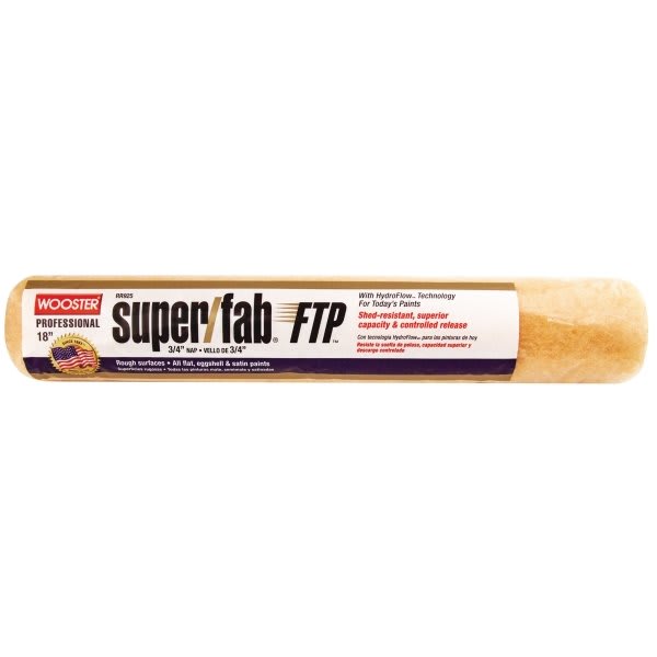 Wooster Rr925 18" Super/Fab FTP 3/4" Nap Roller Cover