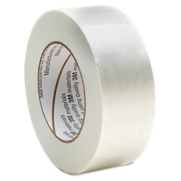 Skilcraft Filament/Strapping Tape, 3 Core, 2 X 60 Yds, White