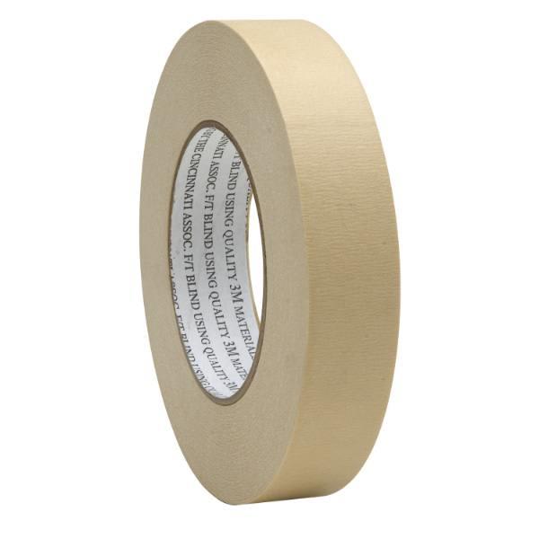 Skilcraft Masking Tape, 3 Core, 1 X 60 Yds, Beige