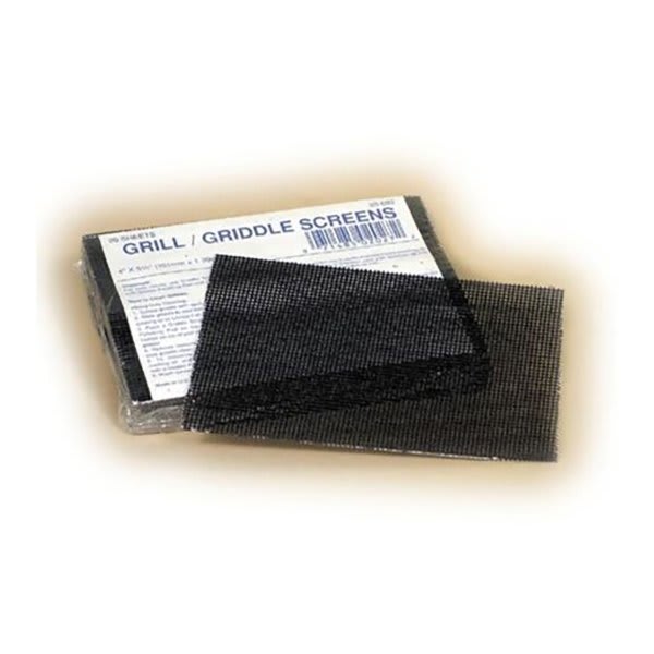 Acs Black Grill/Griddle Screen 4" X 5.5" Case Of 200