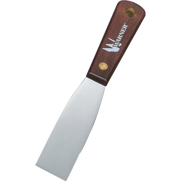 Warner Tool 621 1-1/4" Full Flex Carbon Steel Putty Knife, Case Of 5