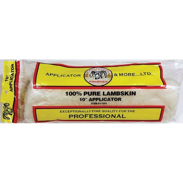 Applicator & More 11001 10" Lambskin Applicator, Case Of 24