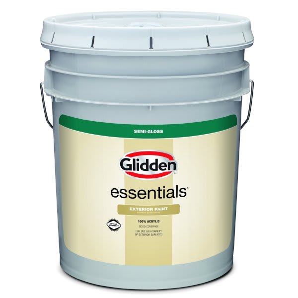 Glidden Essentials Exterior Latex Paint Semi-Gloss Base 2 5g