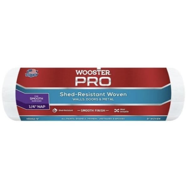 Wooster Pro 9 In. X 1/4 In. High-Density Woven Fabric Roller Cover