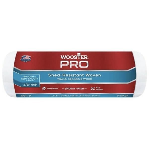 Wooster Pro 9 In. X 3/8 In. High-Density Woven Roller Cover