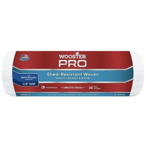 Wooster Pro 9 In. X 1/2 In. High-Density Woven Roller Cover
