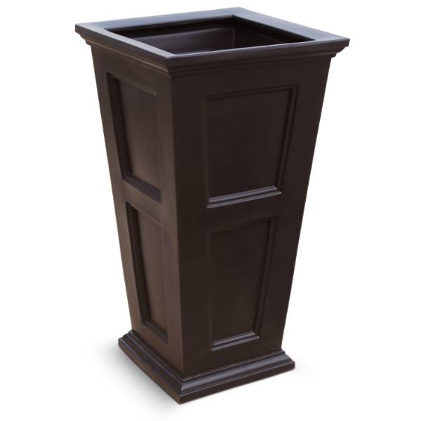 Mayne Fairfield 40 Inch Tall Espresso Self Watering Planter