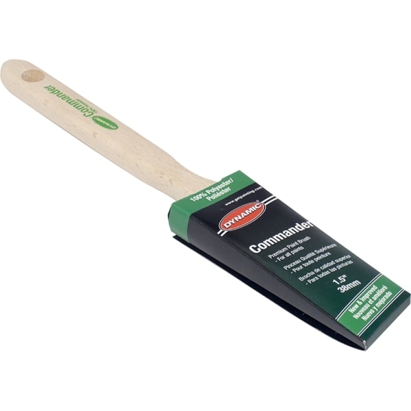 Dynamic 88004 1-1/2" 38mm Commander Angled Sash Polyester Brush