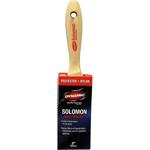 Dynamic 99015 2" 50mm Solomon Flat Beavertail Nylon Polyester Brush