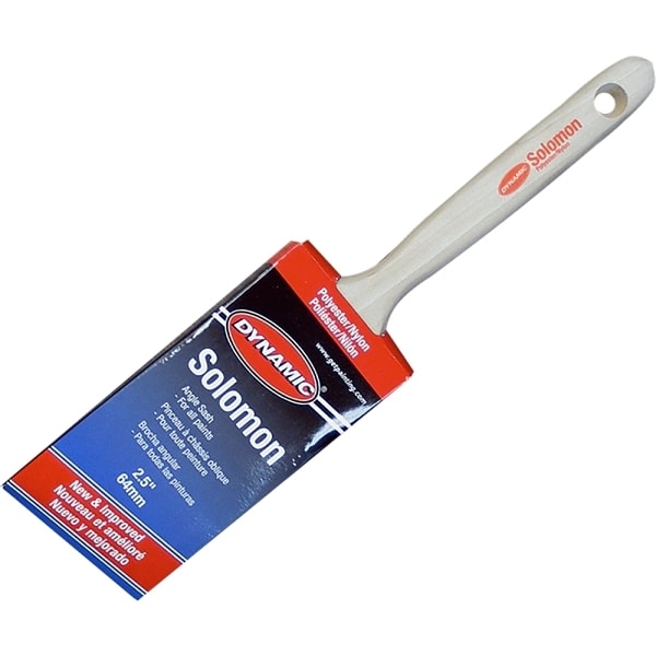 Dynamic 99103 1-1/2" 38mm Solomon Angled Sash Nylon Polyester Brush