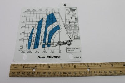 Genie Part # 215627GT – Load Chart