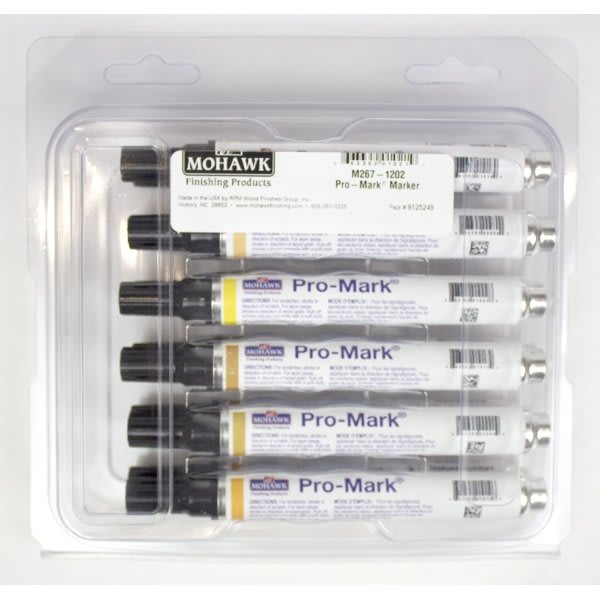 Mohawk Finishing Products Pro-Mark Markers, Assortment #1, Package Of 12
