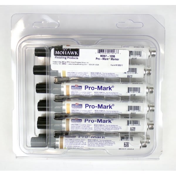 Mohawk Finishing Products Pro-Mark Markers, Assortment #3, Package Of 12