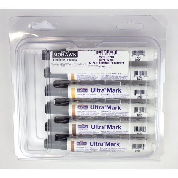 Mohawk Finishing Products Ultra Mark Touch Up, Assortment, Package Of 12