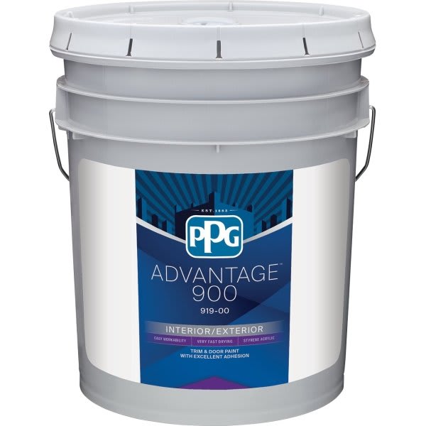 Ppg Architectural Finishes Advantage Acrylic Gloss Paint, White & Pastel, 5 Gal