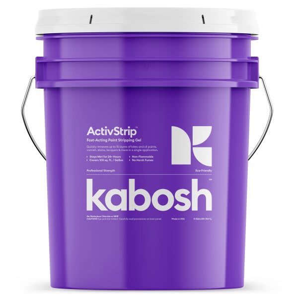 Kabosh Activstrip Paint Stripper, Gel, 5 Gallon
