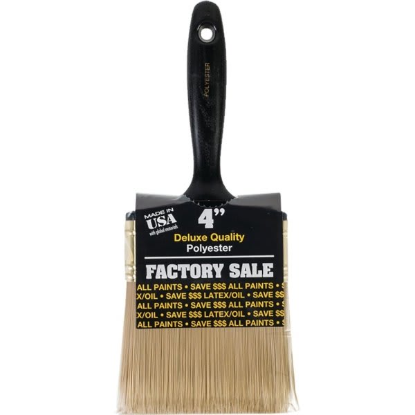 Wooster P3974 4" Factory Sale Polyester Paint Brush, Package Of 12