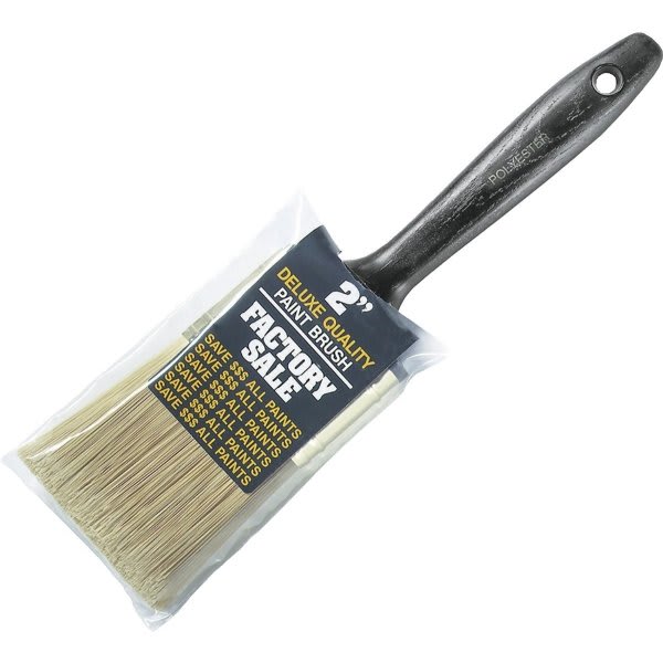 Wooster P3972 2" Factory Sale Gold Polyester Paint Brush, Package Of 24