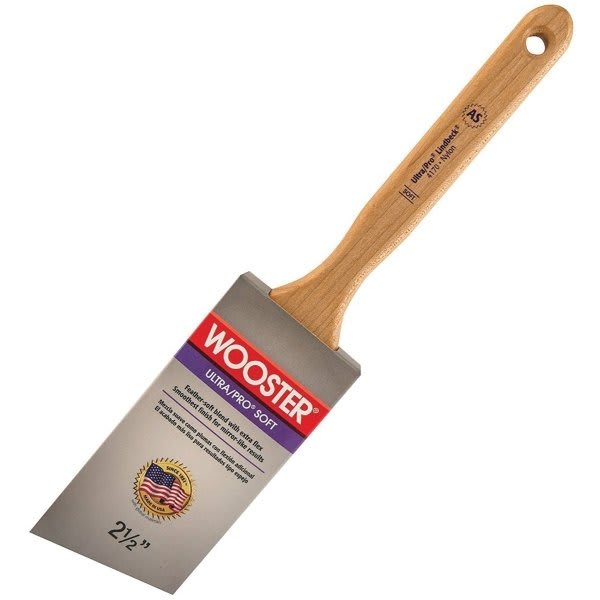 Wooster 4170 2-1/2" Ultra/PRO Lindbeck Soft Angle Sash Brush, Package Of 6