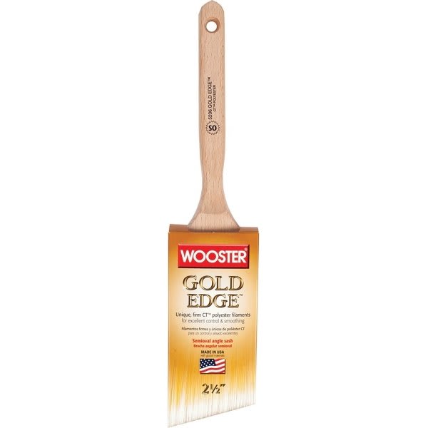 Wooster Gold Edge 2-1/2 In. Semioval Angle Paint Brush (6-Pack)