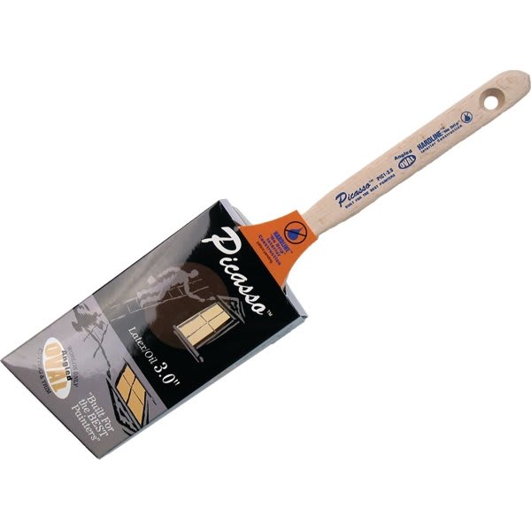 Proform Pic1-3.0 3" Picasso Angled Oval Brush W/ Standard Handle