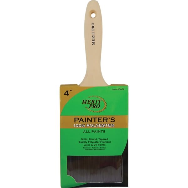 Merit PRO 00078 4" Painter'S Professional Wall Brush